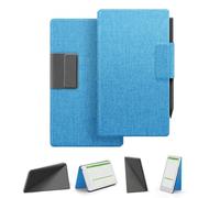 Case for Remarkable Paper Pro Move, Magnetic Stand Case with Pen Holder Fold into the Back, Mosaic Weave Folio Cover with Auto Wake/Sleep, Microfiber Lining, Strong Magnet(Blue)