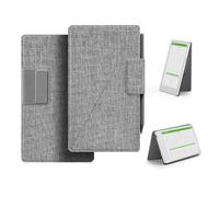 Case for Remarkable Paper Pro Move, Magnetic Stand Case with Pen Holder Fold into the Back, Mosaic Weave Folio Cover with Auto Wake/Sleep, Microfiber Lining, Strong Magnet(Gray)