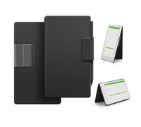Case for Remarkable Paper Pro Move, Magnetic Stand Case with Pen Holder Fold into the Back, Premium PU Leather Book Folio with Auto Wake/Sleep, Microfiber Lining, Strong Magnet(Black)