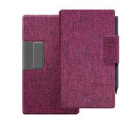 Case for Remarkable Paper Pro Move, Mosaic Weave Folio with Pen Holder Fold into the Back, Auto Wake/Sleep,Microfiber Lining,Flip Design,Strong Magnet(Weave Burgundy)