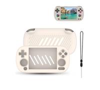 Case for RG40XX Retro Game Console,With a Lanyard,Soft Silicone Cover,Lightweight Shockproof,Anti-Scratch,All-Around Protection,Off White