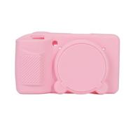 Case for Ricoh GR IV Case, Soft Silicone Sleeve Compatible for Ricoh GR IV/GR4 Compact Camera with Removable Lens Cover - Anti-Slip & Anti-Scratch, Easy Install (Pink)