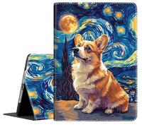 Case for Samsug Galaxy Tab S10 Lite/ S10 FE 2025/ S9 FE 10.9 inch/ S9 11 inch 2023 ，Slim Fit Foldable Standing Case with Auto Sleep/Wake for Galaxy Tab S10 Lite, Corgi Under The Night Sky