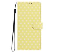 Case for Samsung Galaxy A05S 4G, Shockproof PU Leather Star Pattern Magnetic Closure Wallet Stand Case with Card Holders Viewing Stand, Protective Folio Cover for Samsung Galaxy A05S 4G,yellow