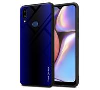 Case for Samsung Galaxy A10s Phone Cover TPU Silicone Tempered Glas
