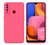 Case for Samsung Galaxy A20s Camera Protection Cover Fluid TPU Silicone