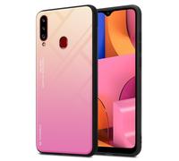 Case for Samsung Galaxy A20s Phone Cover Tempered Glas TPU Silicone