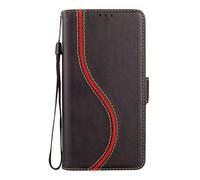 Case for Samsung Galaxy A26/A16, Slim Fit Flip Folio Shockproof PU Leather Notebook Wallet Phone Cases with Kickstand Card Slot Magnetic Bumper Protective Cover for Samsung Galaxy A26/A16 black