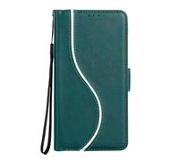 Case for Samsung Galaxy A26/A16, Slim Fit Flip Folio Shockproof PU Leather Notebook Wallet Phone Cases with Kickstand Card Slot Magnetic Bumper Protective Cover for Samsung Galaxy A26/A16 green