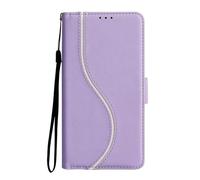 Case for Samsung Galaxy A26/A16, Slim Fit Flip Folio Shockproof PU Leather Notebook Wallet Phone Cases with Kickstand Card Slot Magnetic Bumper Protective Cover for Samsung Galaxy A26/A16 Purple