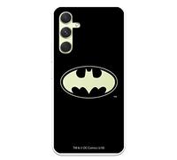 Case for Samsung Galaxy A54 5G Official DC Comics Batman Logo Transparent to Protect Your Mobile Phone Case for Samsung Transparent Silicone Flexible with Official DC Comics License
