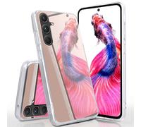 Case For Samsung Galaxy A55 5G Silicone Case Cover Mirror Sleeve Chrome Metallic