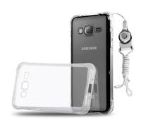 Case for Samsung Galaxy J3 2015 Small Waist Protection Cover TPU Silicone Strap