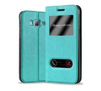 Case for Samsung Galaxy J3 / J3 DUOS 2016 Phone Cover Protection Window Book