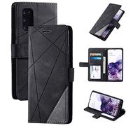 Case for Samsung Galaxy S20 Case Cover ,Case for Samsung SM-G981B/DS Galaxy S20 5G / SM-G981U SM-G981T SM-G981V SM-G981W SM-G981A SM-G981J SM-G981D SM-G981P SM-G981B Case Flip Pu Leather Cover Black