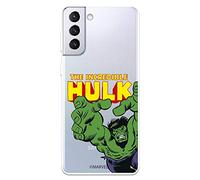 Case for Samsung Galaxy S21 Plus Official Marvel Hulk Transparent Silhouette Protect your mobile with the Samsung Official Silicone Case by Marvel.