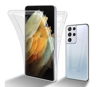 Cadorabo Case for Samsung Galaxy S21 ULTRA 360 Full Body Mobile Phone Case Front and Back Screen Protection All-Round Protective Cover