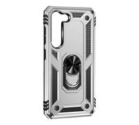 Case for Samsung Galaxy S23 Case Ultra-rigid Ring Support Silver