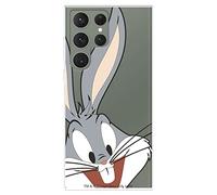 Case for Samsung Galaxy S23 Ultra Official Warner Bros Bugs Bunny Transparent Silhouette to Protect Your Mobile Phone Case for Samsung Flexible Silicone with Official Looney Tunes License