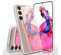 Case for Samsung Galaxy S24 Silicone Case Cover Mirror Sleeve Chrome Metallic