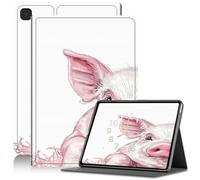 Case for Samsung Galaxy Tab A 10.1 inch Tablet SM-T510/T515/T517, Adjustable Stand Galaxy Tab A 10.1 Case 2019, PU Leather Cover with Auto Sleep/Wake for Galaxy Tab A SM-T510, Pink Piglet