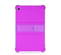 Case for Samsung Galaxy Tab A 2019 8 Inch SM-T290 T295,Reinforced Four-Corner Rugged Shockproof Silicone Cover with Foldable Kickstand (Purple)