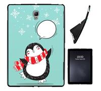 Case for Samsung Galaxy Tab A 8.0 2017 T380 T385,Slim Soft Shockproof TPU Silicone Protective Back Shell Case for Galaxy Tab A 8.0 2017 T380 T385 8", Cute Snowman