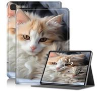 Case for Samsung Galaxy Tab A 8.0 2019 SM-T290/ T295/ T297, Adjustable Stand Galaxy Tab A 8.0 Case 2019, PU Leather Cover with Auto Sleep/Wake for Galaxy A 8.0 2019 Case, Beautiful cats
