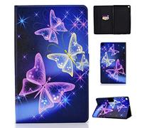 Case for Samsung Galaxy Tab A 8.0 Case 2019 SM-P200 SM-P205 With Cute Patterns Slim Lightweight Case Protective PU Leather with Card Slots For SM-P200,SM-P205-Starry butterfly