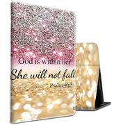 Case for Samsung Galaxy Tab A 8.0 Case 2019 SM-T290/ T295/ T297 PU Leather Shockproof Stand Protective Cover with Auto Sleep/Wake for Samsung Tab T290,Christian Bible Psalm 46-5