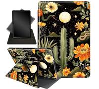 Case for Samsung Galaxy Tab A 8.4 2020,360 Degree Rotating Stand Smart Protective Cover Case for Galaxy Tab A 8.4 Inch SM-T307,Cactus Flowers and Snake
