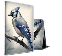 Case for Samsung Galaxy Tab A 8.4 2020 Model SM-T307 PU Leather Shockproof Stand Protective Cover with Auto Sleep/Wake for Samsung Tab T307,Blue Jay Bird