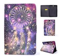 Case for Samsung Galaxy Tab A 9.7 SM-T550 T555, Beautiful PU Leather Flip Double Magnet Wallet Stand Card Slots Case Cover with Auto Sleep/Wake Up Function (ML-6)