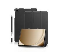 Case for Samsung Galaxy tab a11+ 11 Inch Tablet,daunke Trifold Stand,With stylus,Waterproof,Anti-Scratch,Slim Durable,Auto Wake/Sleep,Black