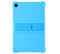 Case for Samsung Galaxy Tab A11+ 2025 11 Inch SM-X230/X235/X236,Reinforced Four-Corner Rugged Shockproof Silicone Cover with Foldable Kickstand (Light Blue)