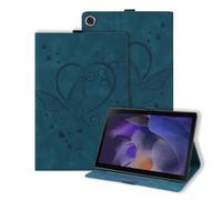 Case for Samsung Galaxy Tab A11 8.7-inch 2025 Shockproof Love Heart Butterfly Stand Cover for Galaxy Tab A11 Tablet, Auto Wake/Sleep - Blue