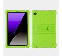 Case for Samsung Galaxy Tab A11 8.7 inch 2025 (SM-X135/X130) Tablet with PC Kickstand, Soft Silicone, Washable, Thickened Corner Shockproof Case, Green