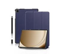 Case for Samsung Galaxy Tab A11 8.7 Inch Tablet,daunke Trifold Stand,With stylus,Waterproof,Anti-Scratch,Slim Durable,Auto Wake/Sleep,Blue