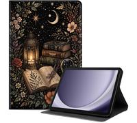 Case for Samsung Galaxy Tab A11/ A9 8.7 Inch 2026/2024, Slim PU Leather Folio Cover with Auto Wake/Sleep, Shockproof TPU Back, Multi-Angle Stand Cover for Work, Witchy Study Desk