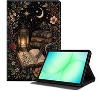 Case for Samsung Galaxy Tab A11+ Plus/A9+ 11-Inch 2025/2023, Slim PU Leather Folio Cover with Auto Wake/Sleep, Shockproof TPU Back, Multi-Angle Stand Cover for Work, Witchy Study Desk