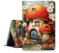 Case for Samsung Galaxy Tab A11 Plus/ A9 Plus 11 Inch 2025/2023 Release,Hybrid Slim Multi-Angles Stand Cover for Samsung Galaxy A11+/A9+ Tablet,Auto Wake/Sleep-Fantasy Mushroom House
