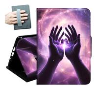 Case for Samsung Galaxy Tab A11+ Plus/A9+ Plus 11 Inch 2026/2024,with Hand Straps and Auto Wake/Sleep PU Leather Slim Multiple Angles Stand Smart Cover,Glitter Galaxys
