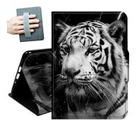 Case for Samsung Galaxy Tab A11+ Plus/A9+ Plus 11 Inch 2026/2024,with Hand Straps and Auto Wake/Sleep PU Leather Slim Multiple Angles Stand Smart Cover,Blue Watercolor Lemon Tree
