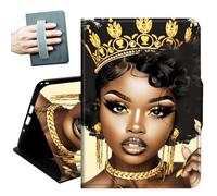 Case for Samsung Galaxy Tab A11+ Plus/A9+ Plus 11 Inch 2026/2024,with Hand Straps and Auto Wake/Sleep PU Leather Slim Multiple Angles Stand Smart Cover,Tree Trunk Nature Forest