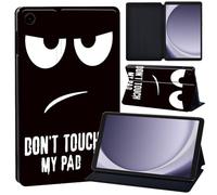 Case for Samsung Galaxy Tab A11+ Plus/ A9+ Plus 11 inch, Model (SM- X230/236B/X210/X216/X218), Leather Slim Protective Shell With Stand Flip Holster Tablet Cover (do not touch my pad)