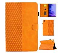 Case for Samsung Galaxy Tab A7 10.4 Inch 2022/2020, PU Leather Tablet Protective Case for SM-T500/SM-T503/SM-T505/SM-T507 Multi-Angle Stand Cover Case with Auto Sleep/Wake for G alaxy Tab A7, Orange