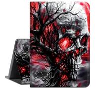 Case for Samsung Galaxy Tab A7 Lite 8.7 Inch 2021 Model (SM-T220/T225/T227), Slim Soft Shockproof TPU Silicone Protective Back Shell Case for Galaxy Tab A7 Lite 8.7",Trees and Skull