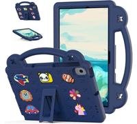 Case for Samsung Galaxy Tab A8 10.5 inch (2022 2021) X200/X205/X207 Kids Friendly, Handle with Stand, Cute DIY Cartoon, EVA Foam Lightweight Shockproof Protective Tablet Cover, Navy