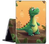 Case for Samsung Galaxy Tab A8 10.5 Inch 2022, JANENFNA Ultra Thin Lightweight Auto Sleep/Wake Smart Cover for Samsung Galaxy Tab A8 Tablet SM-X200/X205/X207, Cartoon Dinosaur