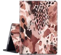 Case for Samsung Galaxy Tab A8 10.5 Inch 2022, JANENFNA Ultra Thin Lightweight Auto Sleep/Wake Smart Cover for Samsung Galaxy Tab A8 Tablet SM-X200/X205/X207, Brown Leopard